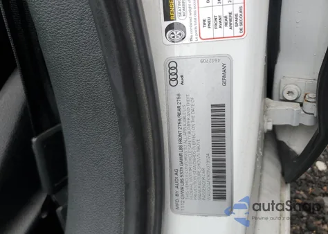 2013 Audi A6 Premium Plus from USA, damaged, VIN WAUGGAFCXDN079524